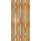 Ekena Millwork Spaced Board-n-Batten Shutters w/Z-Bar, Rough Sawn Western Red Cedar, 23W x 50H, PR RBS06Z23X050RWR - alternate 4